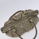 GUCCI GG Canvas Guccissima Hand Bag 2way Beige 247902 Auth bs23882-6