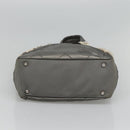 CHANEL Paris Biarritz PM Tote Bag Coated Canvas Silver CC Auth bs23887-5