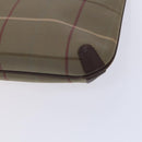 Burberrys Nova Check Shoulder Bag Canvas Beige Auth bs23892-15