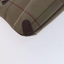 Burberrys Nova Check Shoulder Bag Canvas Beige Auth bs23892-16