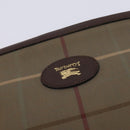 Burberrys Nova Check Shoulder Bag Canvas Beige Auth bs23892-17