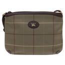 Burberrys Nova Check Shoulder Bag Canvas Beige Auth bs23892-13