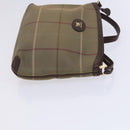 Burberrys Nova Check Shoulder Bag Canvas Beige Auth bs23892-3