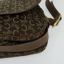 CELINE C Sulky Shoulder Bag Canvas Brown Auth bs23894-14