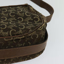 CELINE C Sulky Shoulder Bag Canvas Brown Auth bs23894-16