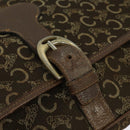 CELINE C Sulky Shoulder Bag Canvas Brown Auth bs23894-17