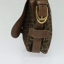 CELINE C Sulky Shoulder Bag Canvas Brown Auth bs23894-4