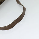 CELINE C Sulky Shoulder Bag Canvas Brown Auth bs23894-7