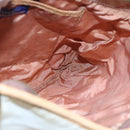 BURBERRY Blue Label Shoulder Bag Canvas White Auth bs23896-12