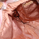 BURBERRY Blue Label Shoulder Bag Canvas White Auth bs23896-17