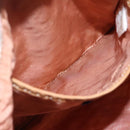 BURBERRY Blue Label Shoulder Bag Canvas White Auth bs23896-18