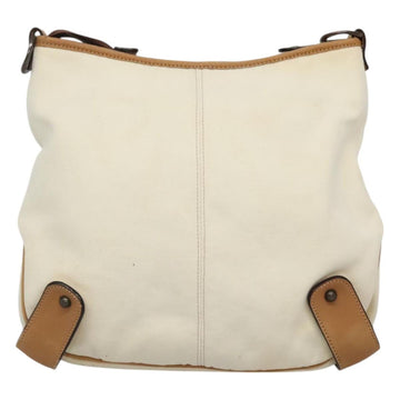 BURBERRY Blue Label Shoulder Bag Canvas White Auth bs23896 - 0
