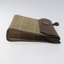 Burberrys Nova Check Clutch Bag Canvas Brown Auth bs23897-4