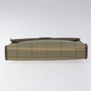 Burberrys Nova Check Clutch Bag Canvas Brown Auth bs23897-7