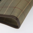 Burberrys Nova Check Clutch Bag Canvas Brown Auth bs23897-9