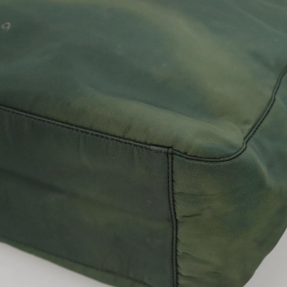 PRADA Tote Bag Nylon Khaki Auth bs23905