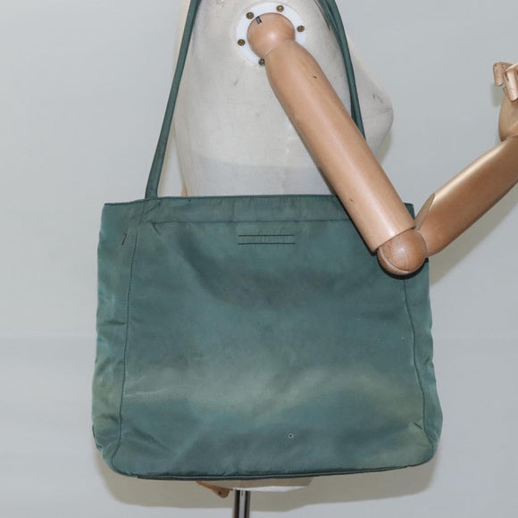 PRADA Tote Bag Nylon Khaki Auth bs23905