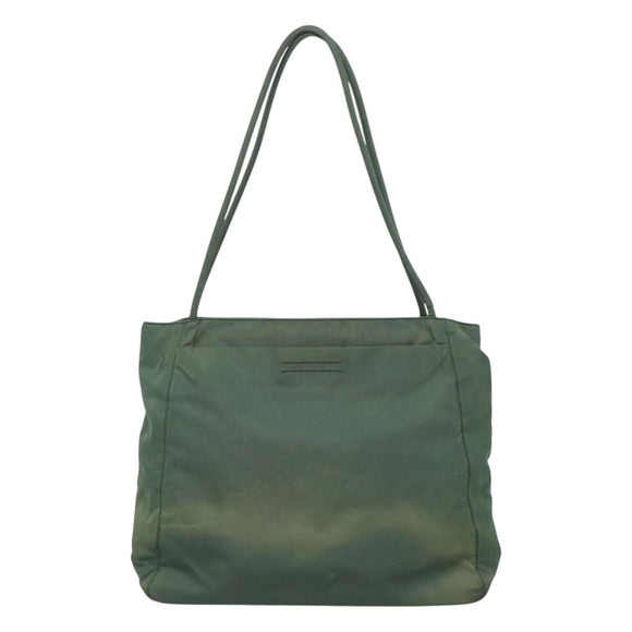 PRADA Tote Bag Nylon Khaki Auth bs23905