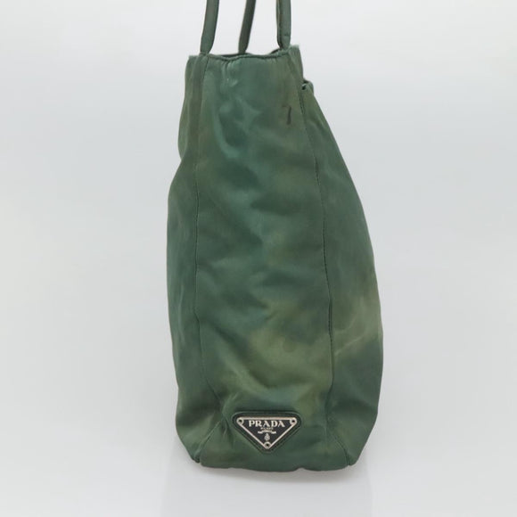 PRADA Tote Bag Nylon Khaki Auth bs23905