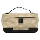 BOTTEGA VENETA Vanity Cosmetic Pouch Canvas Beige Auth bs23916-13