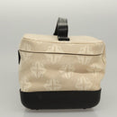 BOTTEGA VENETA Vanity Cosmetic Pouch Canvas Beige Auth bs23916-3