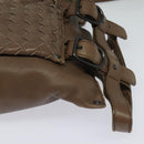 BOTTEGA VENETA INTRECCIATO Waist bag Leather Brown 121604 Auth bs23917-14