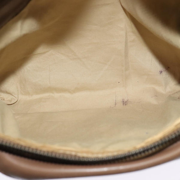 BOTTEGA VENETA INTRECCIATO Waist bag Leather Brown 121604 Auth bs23917