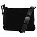 GUCCI Shoulder Bag Suede Black 001 2040 1933 Auth bs23923-1