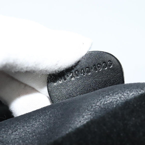 GUCCI Shoulder Bag Suede Black 001 2040 1933 Auth bs23923