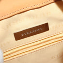 BURBERRY Shoulder Bag Canvas Leather White Auth bs23926-10