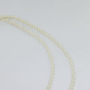 BURBERRY Shoulder Bag Canvas Leather White Auth bs23926-8