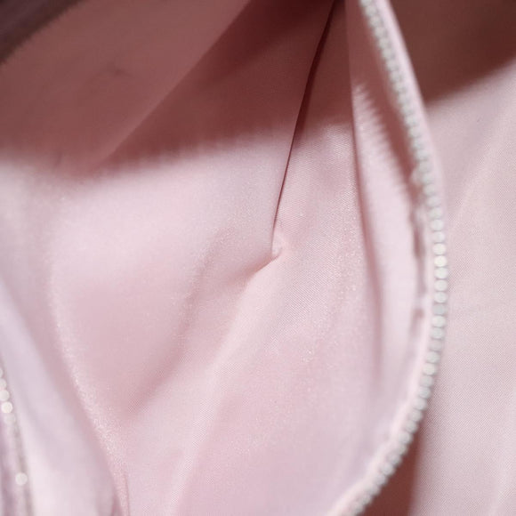 Christian Dior Canage Hand Bag Nylon Pink Auth bs23930