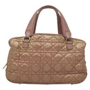 Christian Dior Canage Hand Bag Nylon Pink Auth bs23930-2