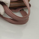 Christian Dior Canage Hand Bag Nylon Pink Auth bs23930-7