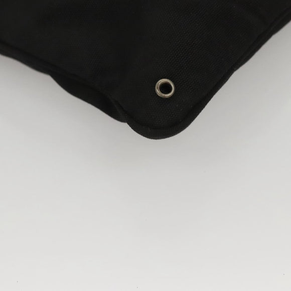 GUCCI Shoulder Bag Canvas Black Auth bs23933