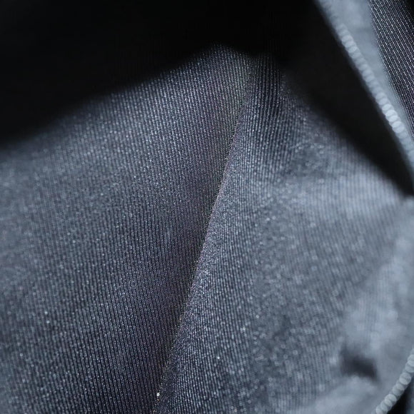 GUCCI Shoulder Bag Canvas Black Auth bs23933