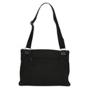 GUCCI Shoulder Bag Canvas Black Auth bs23933-2