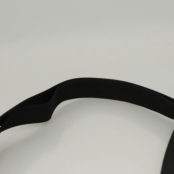 GUCCI Shoulder Bag Canvas Black Auth bs23933