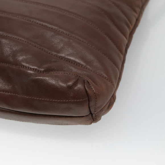 GUCCI Tote Bag Leather Brown Auth bs23937