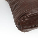 GUCCI Tote Bag Leather Brown Auth bs23937-13