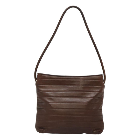 GUCCI Tote Bag Leather Brown Auth bs23937