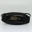 GUCCI Bamboo Hand Bag Nylon 2way Black 001 2128 1577 Auth bs23939-5