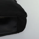 GUCCI Bamboo Hand Bag Nylon 2way Black 001 2128 1577 Auth bs23939-15