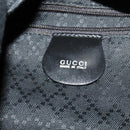 GUCCI Bamboo Hand Bag Nylon 2way Black 001 2128 1577 Auth bs23939-18