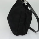 GUCCI Bamboo Hand Bag Nylon 2way Black 001 2128 1577 Auth bs23939-3