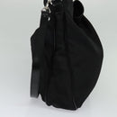 GUCCI Bamboo Hand Bag Nylon 2way Black 001 2128 1577 Auth bs23939-4