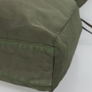 PRADA Shoulder Bag Nylon Khaki Auth bs23949-15