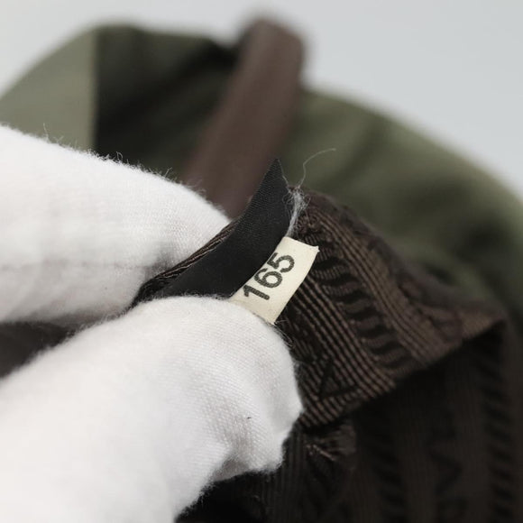 PRADA Shoulder Bag Nylon Khaki Auth bs23949