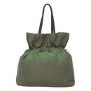 PRADA Shoulder Bag Nylon Khaki Auth bs23949-2