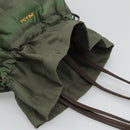 PRADA Shoulder Bag Nylon Khaki Auth bs23949-6